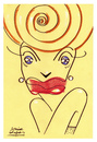 Cartoon: Lucille Ball (small) by juniorlopes tagged lucille ball