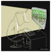 Cartoon: Web addict (small) by juniorlopes tagged web