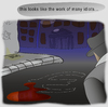 Cartoon: murder scene (small) by LeeFelo tagged euro,depression,conspiracy,idiots,blood,outline