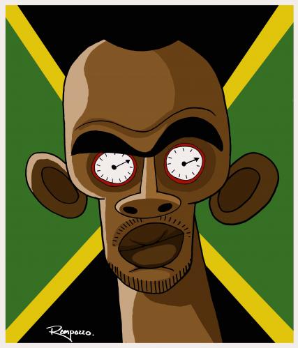 Cartoon: Bolt (medium) by Marcelo Rampazzo tagged bolt,karikatur,karikaturen,bolt