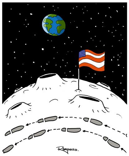 Cartoon: moonwalker (medium) by Marcelo Rampazzo tagged moonwalker,michael,jackson,apollo,moon