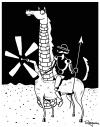 Cartoon: Don Quixote (small) by Marcelo Rampazzo tagged don,quixote