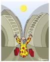 Cartoon: Moises vacations (small) by Marcelo Rampazzo tagged vacation