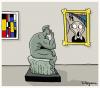 Cartoon: Quiet! (small) by Marcelo Rampazzo tagged quiet