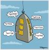 Cartoon: Twitter (small) by Marcelo Rampazzo tagged twitter