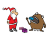 Cartoon: Xmas (small) by Florian France tagged weihnachten xmas nikolaus monster geschenke