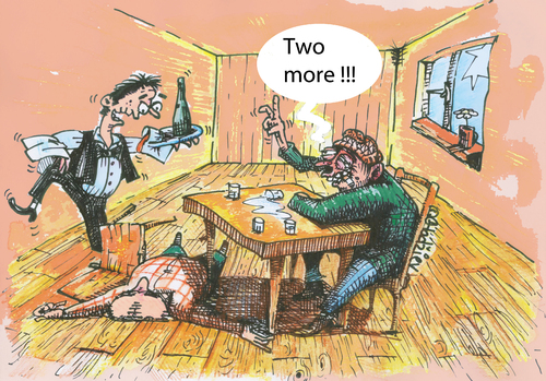 Cartoon: two more!!! (medium) by ivo tagged wau