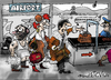 Cartoon: airport.... (small) by ivo tagged wow