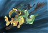 Cartoon: hexe 2 (small) by ivo tagged wow