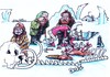 Cartoon: santa ist dead (small) by ivo tagged wau