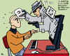 Cartoon: ACTA - Big Brother 2012 (small) by RachelGold tagged acta,copyright,internet,anonymous
