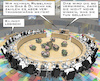 Cartoon: EU-Gipfel - Verwirrungstaktik (small) by RachelGold tagged eu,gipfel,brüssel,russland,ukraine,sanktionen,energie,gas,öl,embargo