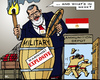 Cartoon: Explosive Clean Up (small) by RachelGold tagged egypt,mursi,military,chiefs