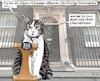 Cartoon: 1st Cat Larry for Prime Minister (small) by MarkusSzy tagged uk,prime,minister,downing,street,10,larry,cat,katze