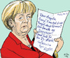 Cartoon: farewell letter (small) by MarkusSzy tagged france,germany,elections,farewell,letter