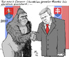 Cartoon: Fico (small) by MarkusSzy tagged slovakia,robert,fico,election,corruption,gorilla,scandal