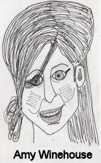 Cartoon: Caricature - Amy Winehouse (medium) by chriswannell tagged caricature,cartoon,amy,winehouse
