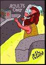 Cartoon: Cave Porn (small) by chriswannell tagged cave caveman pornography cartoon gag