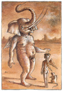 Cartoon: Einfach Fabelhaft (small) by Thomas Bühler tagged elefant tiere alegorie fabel