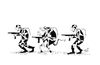Cartoon: Soldiers (small) by van der Tipa tagged soldiers,war,cow,attack
