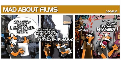 Cartoon: Plasma (medium) by laf tagged laf,mad,about,films