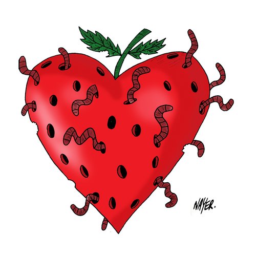 Cartoon: Is this love? (medium) by Nayer tagged love,sin,adultery