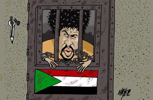Cartoon: The Gail (medium) by Nayer tagged islam,islamist,islamic,militry,army,war,darfur,sudan