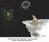 Cartoon: Dog and Universe (small) by cgill tagged blackhole,bigbang,physics,philosophy,universe,dog