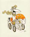 Cartoon: Drive The Oldtimer Old Man (small) by Dirk ESchulz tagged dirk