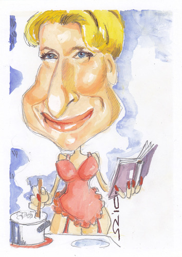 Cartoon: Elizabeth Gilbert (medium) by zed tagged elizabeth,gilbert,usa,writer,novelist,memoirist,portrait,caricature