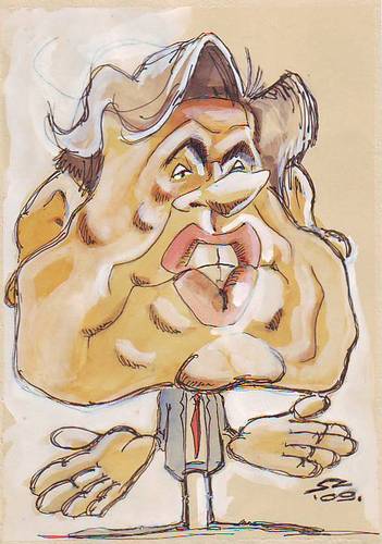 Cartoon: Gordon Brown (medium) by zed tagged gordon,brown,uk,prime,minister,london,portrait,caricature