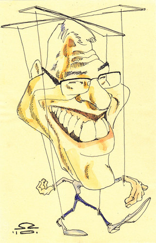 Cartoon: Ivo Josipovic (medium) by zed tagged ivo,josipovic,zagreb,croatia,portrait,caricature