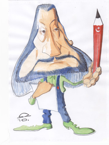 Cartoon: Sevket (medium) by zed tagged sevket,yalaz,istanbul,turkey,artist,portrait,caricature,cartoonist