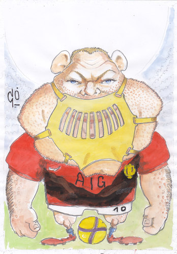 Cartoon: Wayne Rooney (medium) by zed tagged people,famous,caricature,portrait,championship,european,sport,football,england,london,liverpool,rooney,wayne