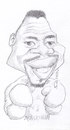 Cartoon: Cuba Gooding Jr (small) by zed tagged cuba ggooding jr usa actor film oscar movie hollywood portrait caricature