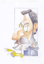 Cartoon: Joseph Pulitzer (small) by zed tagged joseph pulitzer mako hungary journalist new york usa portrait caricature award