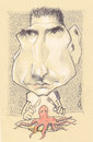 Cartoon: Miro Klose (small) by zed tagged miroslav klose germany poland sport football world cup striker portrait caricature