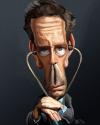 Cartoon: Dr. House Caricature (small) by Caricaturas tagged dr house caricature