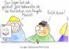 Cartoon: In der Volkshochschule (small) by Matthias Schlechta tagged merkel,parteivorsitzende,parteivorsitz,nachfolge,kanzler,kanzlerin,kanzleramt,karikatur,volkshochschule,vhs,parteitag,cdu