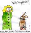 Cartoon: Osterhasencartoon (small) by Matthias Schlechta tagged ostern,osterhase,ostereier,osterei,osterkorb,hase,körbchen,körbchengröße,sexismus,sexistisch