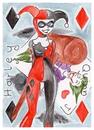 Cartoon: Harley Quinn (small) by Metalbride tagged traiding card crads karten karte