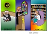 Cartoon: Religion steht im (small) by kader altunova tagged christentum,islam,atheismus