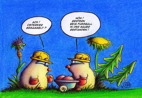 Cartoon: Dicke Eier (medium) by Jupp tagged maulwurf,mole,eier,eggs,ostern,easter,happy,jupp,balls,nuts