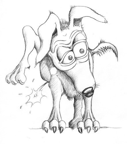 Cartoon: Hund (medium) by Jupp tagged bomm,natur,jupp,pinkeln,hund,dog,boom