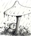 Cartoon: Bär Im Regen (small) by Jupp tagged bär,regen,pilz,jupp,bomm