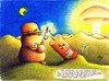 Cartoon: Maulwurf Sylvester (small) by Jupp tagged maulwurf,mole,knaller,oma,usbekistan,böller,bombe,atompilz,jupp,bomm,omma,bumm,feuerwerk,schippe,exposion,megatonnen,tnt