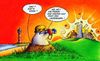 Cartoon: Maulwurf und das Lederkugelfest (small) by Jupp tagged maulwurf,jupp,fußball,soccer,wm,schiedsrichter,cartoon,mole