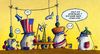 Cartoon: Wir spielen uns die Welt (small) by Jupp tagged maulwurf,mole,politik,politics,jupp,cartoon