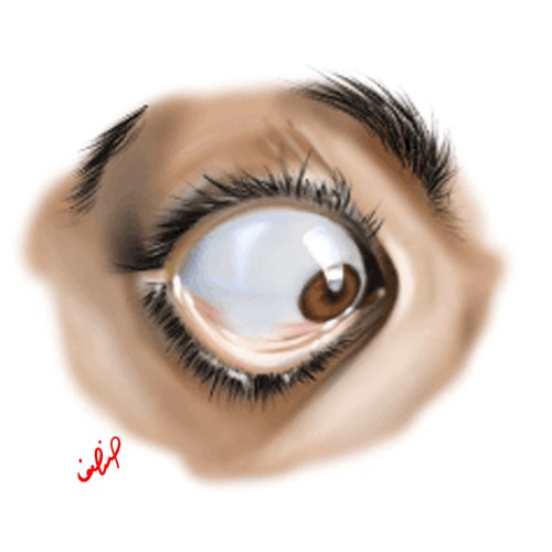 Cartoon: Drawn by eye (medium) by yara tagged drawn,by,eye