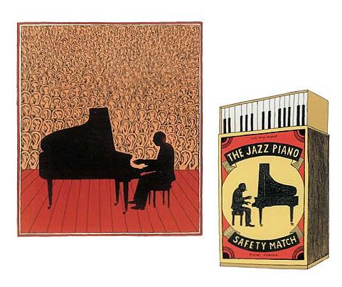 Cartoon: The Jazz Piano (medium) by Jiri Sliva tagged blues,music,piano,jazz